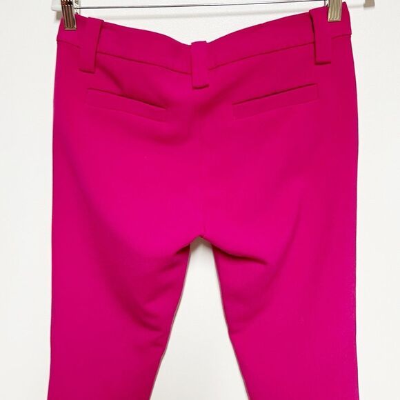 New Paige Black Label Paige 'Gilmore' Crop Slim Leg Pants Fushia Sz 2 - Picture 7 of 9